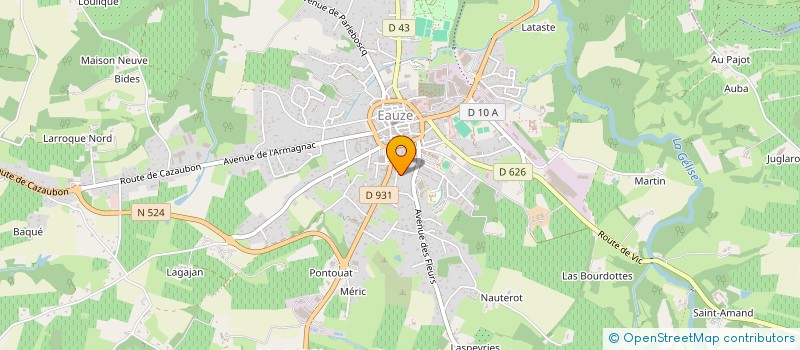 localisation de l'entreprise MONSIEUR LILIAN DRUILLET à EAUZE