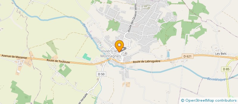 localisation de l'entreprise MONSIEUR LILIAN ESCANDE  VIVIERS-LES-MONTAGNES