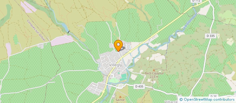 localisation de l'entreprise MONSIEUR LILIAN FABIAU  VILLEGLY