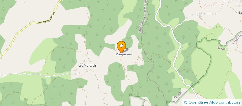 localisation de l'entreprise MONSIEUR LILIAN FAGES  MASSEGROS CAUSSES GORGES