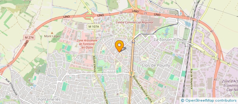 localisation de l'entreprise MONSIEUR LILIAN FEMENIA  DIJON