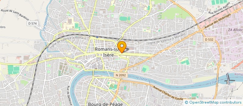 localisation de l'entreprise MONSIEUR LILIAN FERROUILLAT à ROMANS-SUR-ISERE