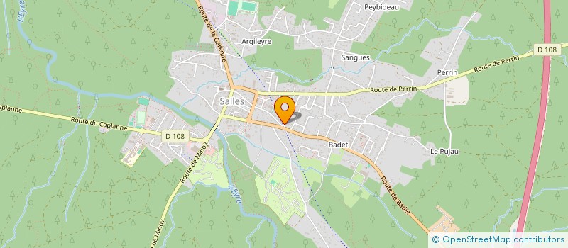 localisation de l'entreprise MONSIEUR LILIAN FEVRES à SALLES