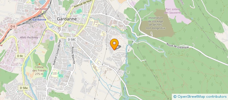 localisation de l'entreprise MONSIEUR LILIAN FOUGEROUSE à GARDANNE