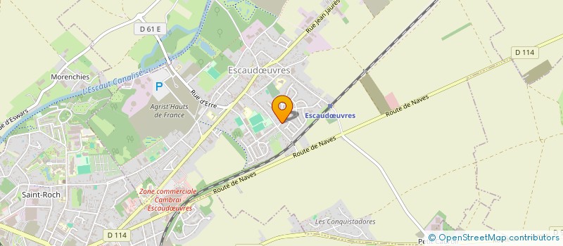 localisation de l'entreprise MONSIEUR LILIAN GAILLARD  ESCAUDUVRES