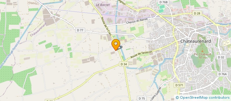 localisation de l'entreprise MONSIEUR LILIAN GENEVET à CHATEAURENARD