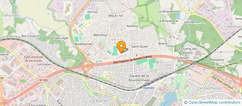 localisation de l'entreprise MONSIEUR LILIAN HELLEGOUARCH à VANNES