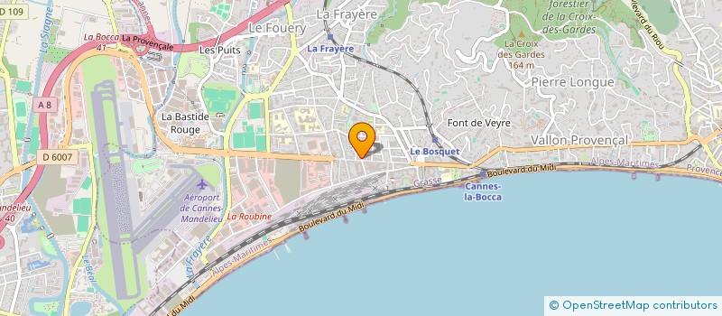 localisation de l'entreprise MONSIEUR LILIAN HEMANS à CANNES