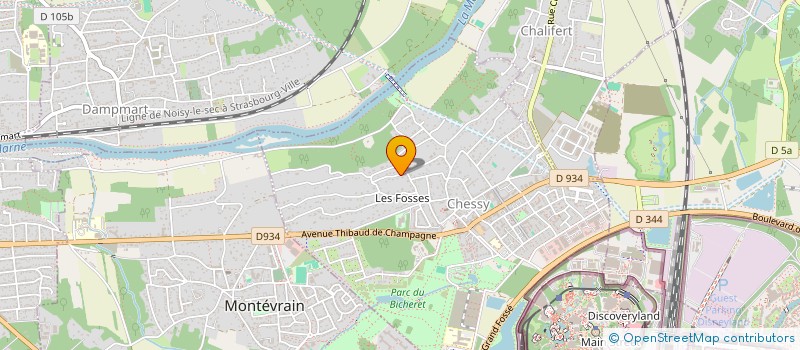 localisation de l'entreprise MONSIEUR LILIAN HERNANDEZ  CHESSY