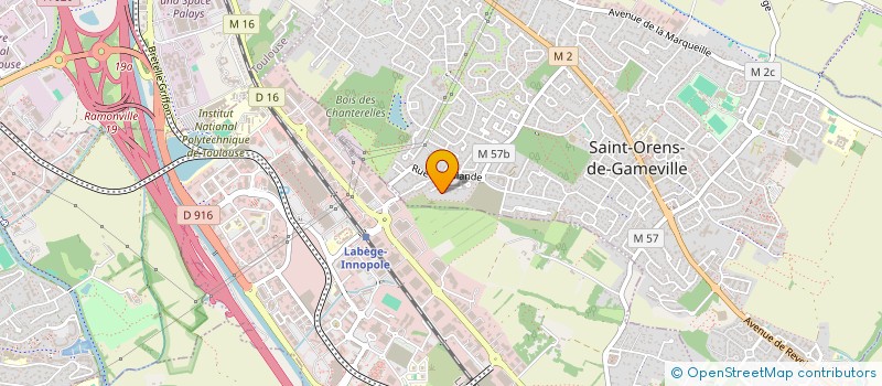 localisation de l'entreprise MONSIEUR LILIAN HOUDELIN à SAINT-ORENS-DE-GAMEVILLE