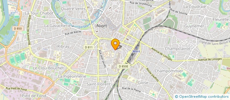 localisation de l'entreprise MONSIEUR LILIAN JAMIN à NIORT