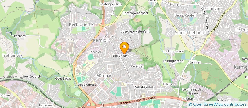 localisation de l'entreprise MONSIEUR LILIAN JEGOU à VANNES