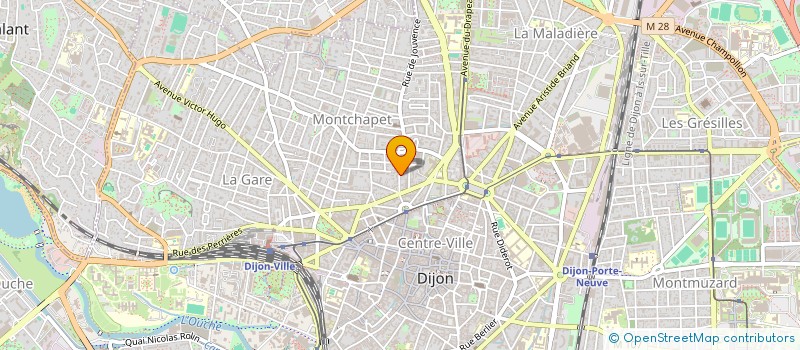 localisation de l'entreprise MONSIEUR LILIAN JOLY  DIJON