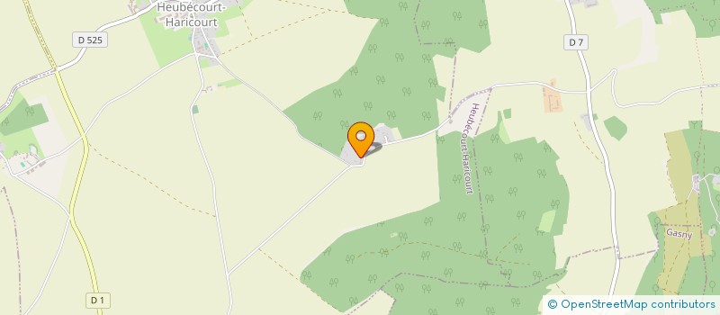 localisation de l'entreprise MONSIEUR LILIAN JORRE  HEUBECOURT-HARICOURT