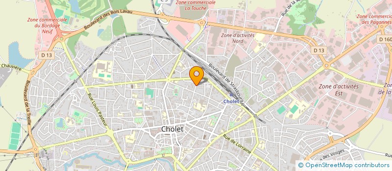 localisation de l'entreprise MONSIEUR LILIAN JOUTEAU à CHOLET