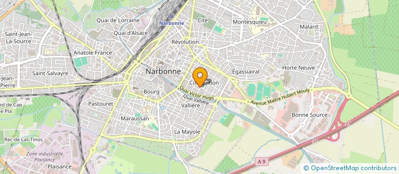 localisation de l'entreprise MONSIEUR LILIAN JURAVER  NARBONNE