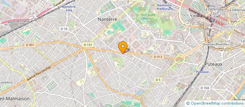 localisation de l'entreprise MONSIEUR LILIAN KANOHA  NANTERRE