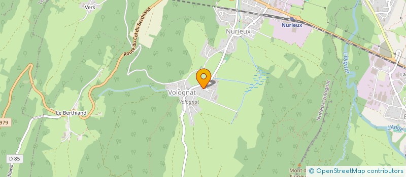 localisation de l'entreprise MONSIEUR LILIAN LACOMBE  NURIEUX-VOLOGNAT