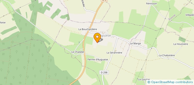 localisation de l'entreprise MONSIEUR LILIAN LACROIX à AUGUAISE