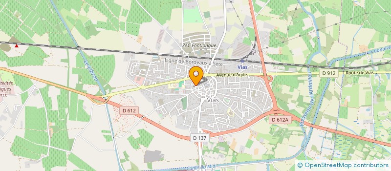 localisation de l'entreprise MONSIEUR LILIAN LAIGLE  VIAS