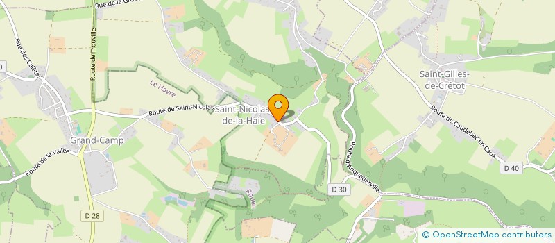 localisation de l'entreprise MONSIEUR LILIAN LAMOTTE  SAINT-NICOLAS-DE-LA-HAIE