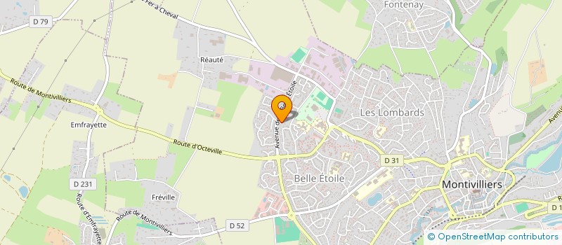 localisation de l'entreprise MONSIEUR LILIAN LEROUX  MONTIVILLIERS