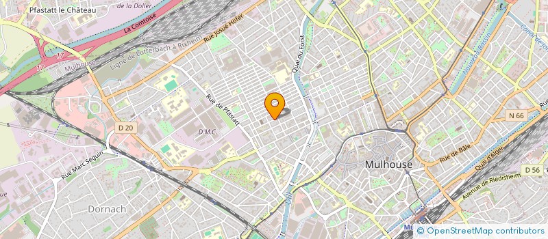 localisation de l'entreprise MONSIEUR LILIAN MARTINOT  MULHOUSE