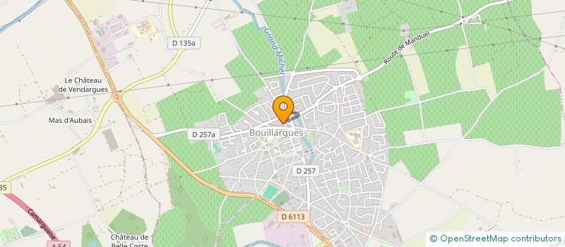 localisation de l'entreprise MONSIEUR LILIAN MONNOT  BOUILLARGUES