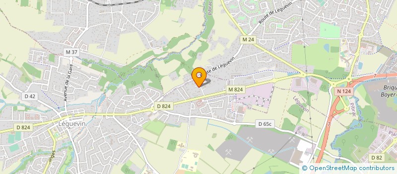 localisation de l'entreprise MONSIEUR LILIAN MONTIGNY  LEGUEVIN