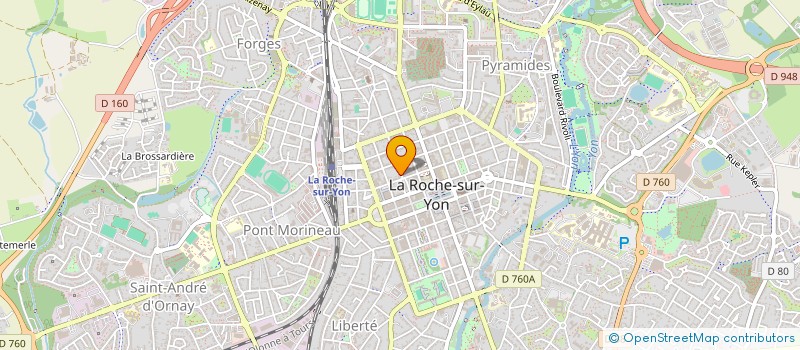 localisation de l'entreprise MONSIEUR LILIAN MORIN à LA ROCHE-SUR-YON