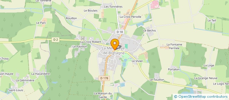 localisation de l'entreprise MONSIEUR LILIAN NAUDIN  LA MEILLERAYE-DE-BRETAGNE