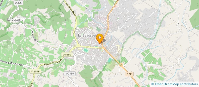 localisation de l'entreprise MONSIEUR LILIAN ORTIS  LE BEAUSSET