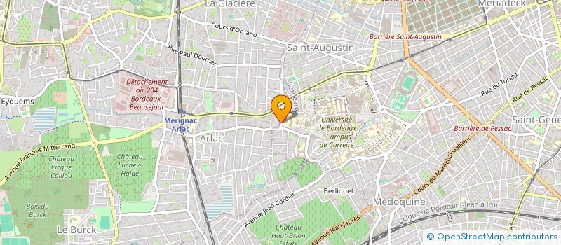 localisation de l'entreprise MONSIEUR LILIAN PERNIN  MERIGNAC