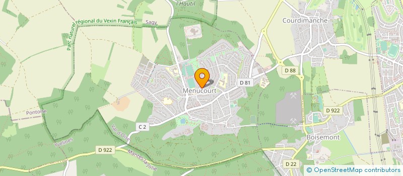 localisation de l'entreprise MONSIEUR LILIAN PERON  MENUCOURT