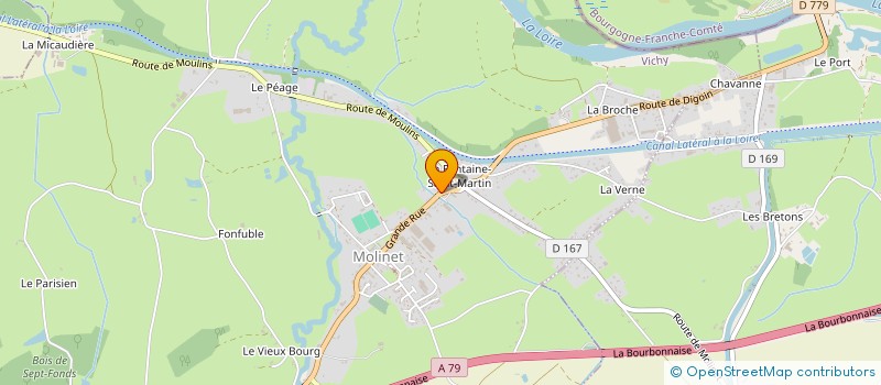 localisation de l'entreprise MONSIEUR LILIAN PEROT  MOLINET