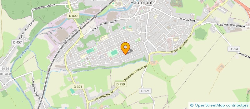 localisation de l'entreprise MONSIEUR LILIAN PLUME  HAUTMONT