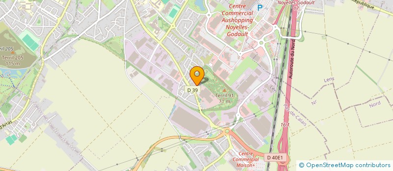 localisation de l'entreprise MONSIEUR LILIAN RAMERY  HENIN-BEAUMONT