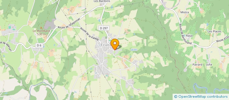 localisation de l'entreprise MONSIEUR LILIAN REDON  ECLASSAN