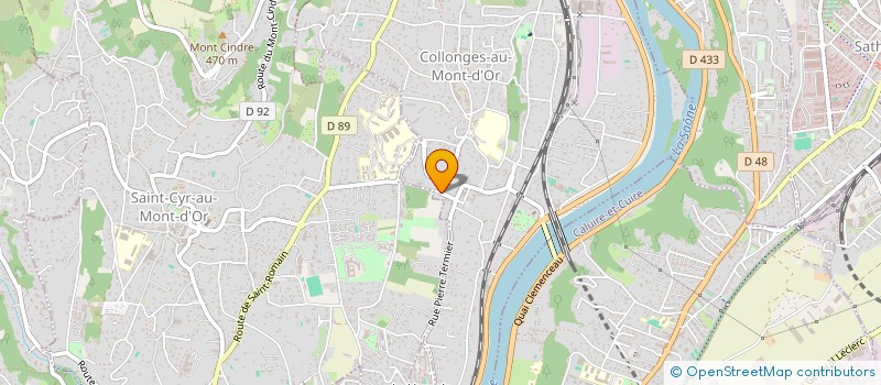 localisation de l'entreprise MONSIEUR LILIAN REGNIER  COLLONGES-AU-MONT-D'OR