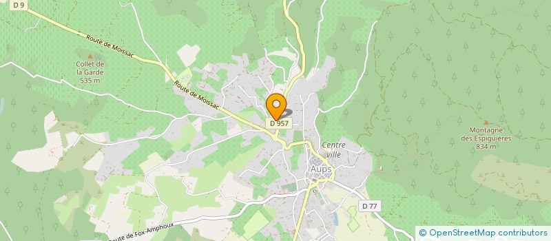 localisation de l'entreprise MONSIEUR LILIAN REY  AUPS