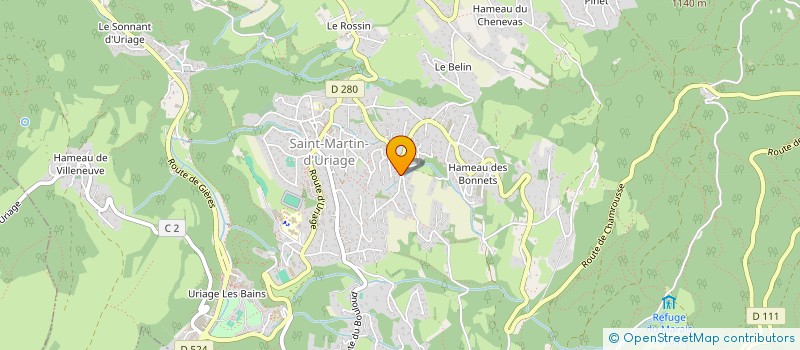 localisation de l'entreprise MONSIEUR LILIAN RICCI à SAINT-MARTIN-D'URIAGE