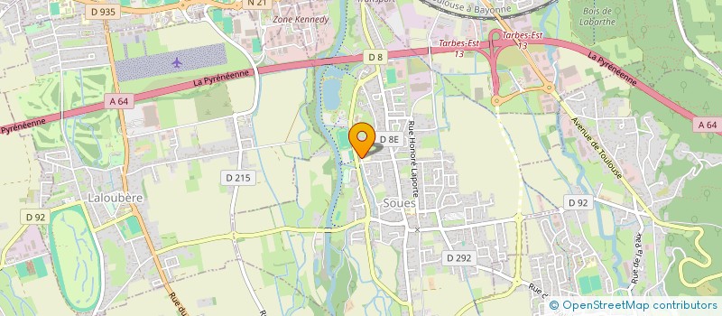 localisation de l'entreprise MONSIEUR LILIAN RIVAL  SOUES