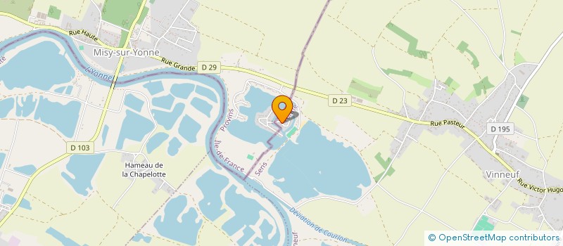 localisation de l'entreprise MONSIEUR LILIAN ROBERT  VINNEUF