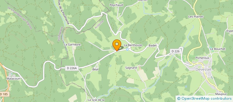 localisation de l'entreprise MONSIEUR LILIAN ROBERT-NICOUD à ROCHEPAULE