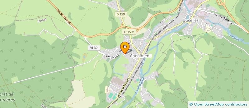 localisation de l'entreprise MONSIEUR LILIAN ROLIN à CHENIMENIL