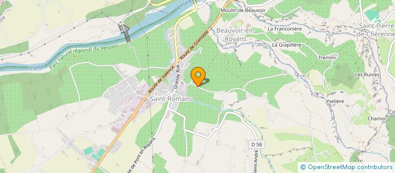 localisation de l'entreprise MONSIEUR LILIAN ROUSSELET  SAINT-ROMANS