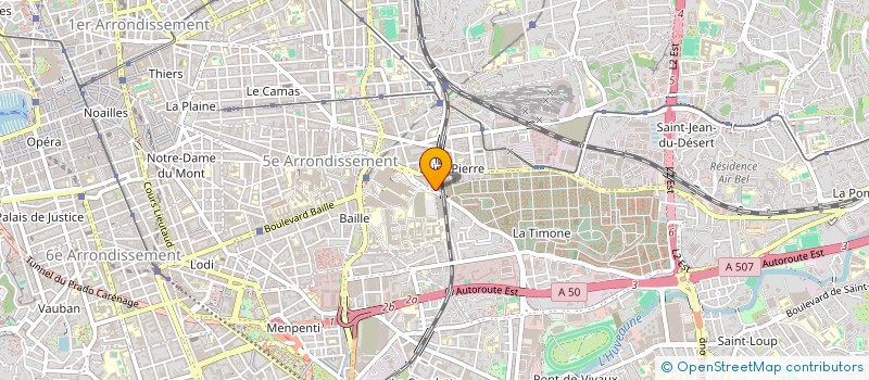 localisation de l'entreprise MONSIEUR LILIAN ROUX  MARSEILLE