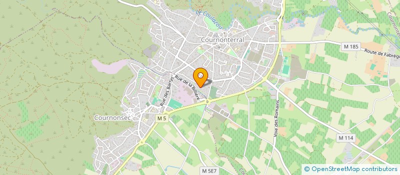 localisation de l'entreprise MONSIEUR LILIAN ROZIERES à COURNONTERRAL