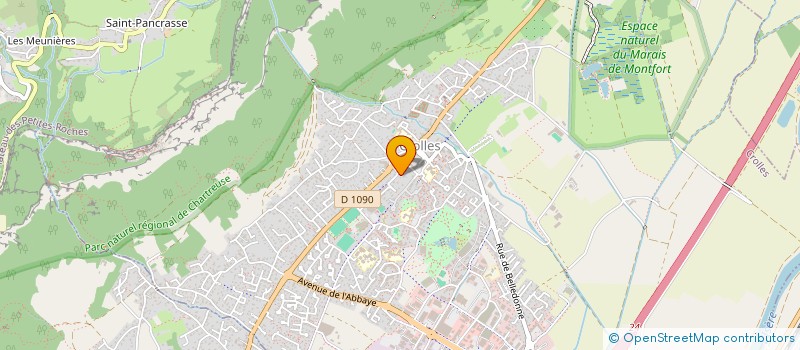 localisation de l'entreprise MONSIEUR LILIAN RUBAT  CROLLES