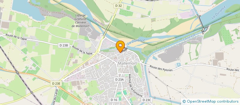 localisation de l'entreprise MONSIEUR LILIAN SABATHE  MALLEMORT